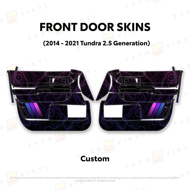 Taco Vinyl Door Skins for Tundra (2014-2021) - Aspire Auto Accessories