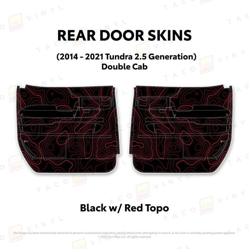 Taco Vinyl Door Skins for Tundra (2014-2021) - Aspire Auto Accessories