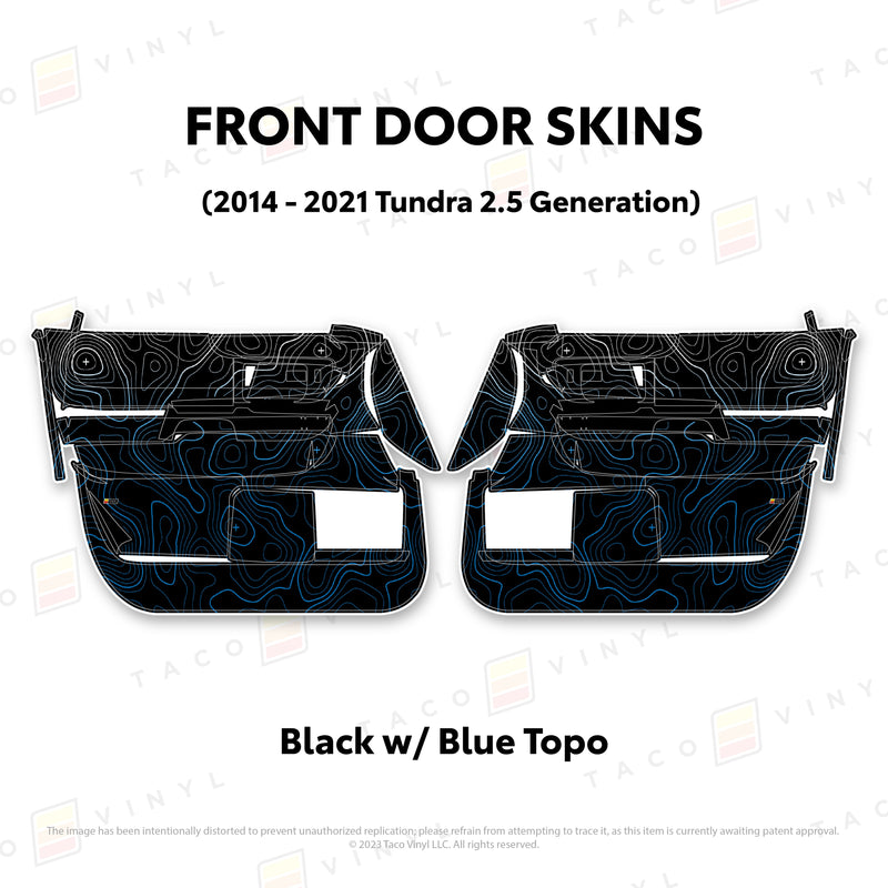Taco Vinyl Door Skins for Tundra (2014-2021) - Aspire Auto Accessories