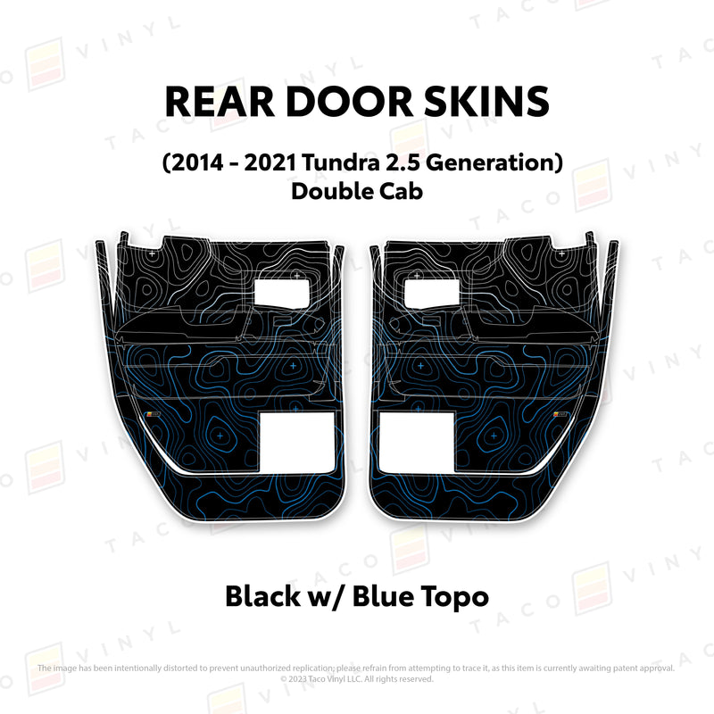 Taco Vinyl Door Skins for Tundra (2014-2021) - Aspire Auto Accessories
