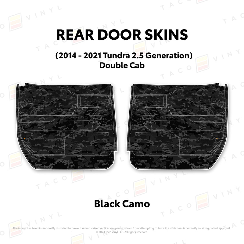 Taco Vinyl Door Skins for Tundra (2014-2021) - Aspire Auto Accessories