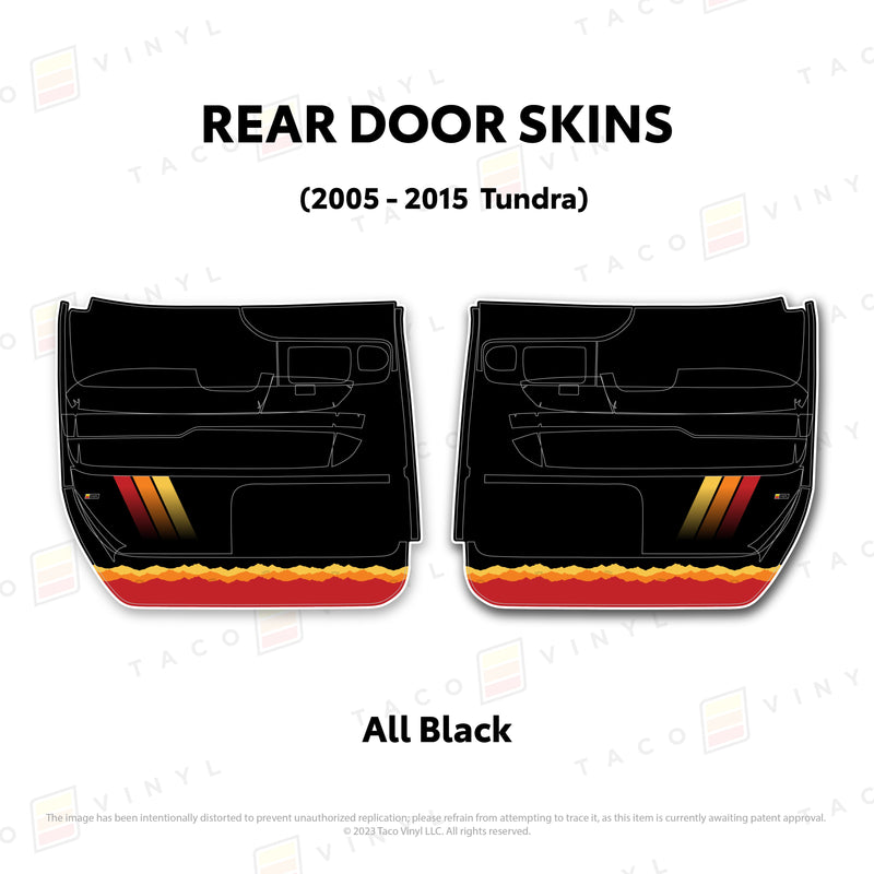 Taco Vinyl Door Skins for Tundra (2014-2021) - Aspire Auto Accessories
