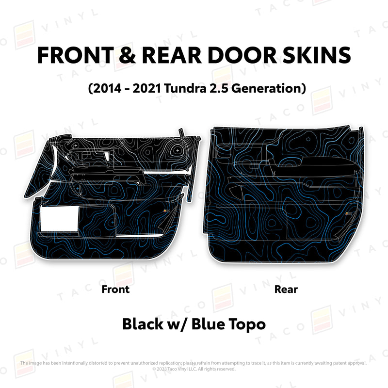 Taco Vinyl Door Skins for Tundra (2014-2021) - Aspire Auto Accessories
