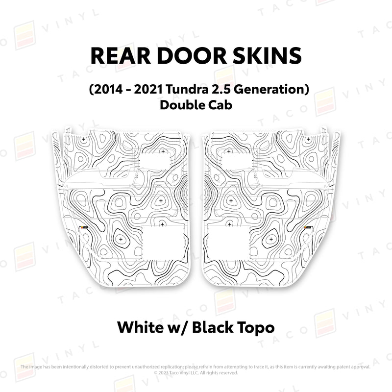 Taco Vinyl Door Skins for Tundra (2014-2021) - Aspire Auto Accessories