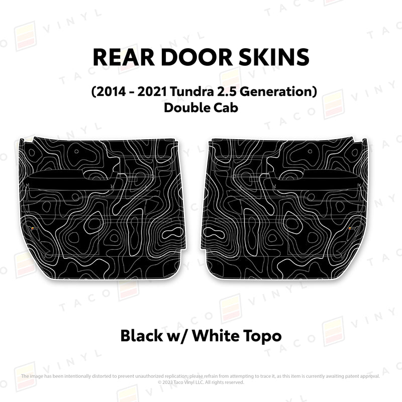 Taco Vinyl Door Skins for Tundra (2014-2021) - Aspire Auto Accessories
