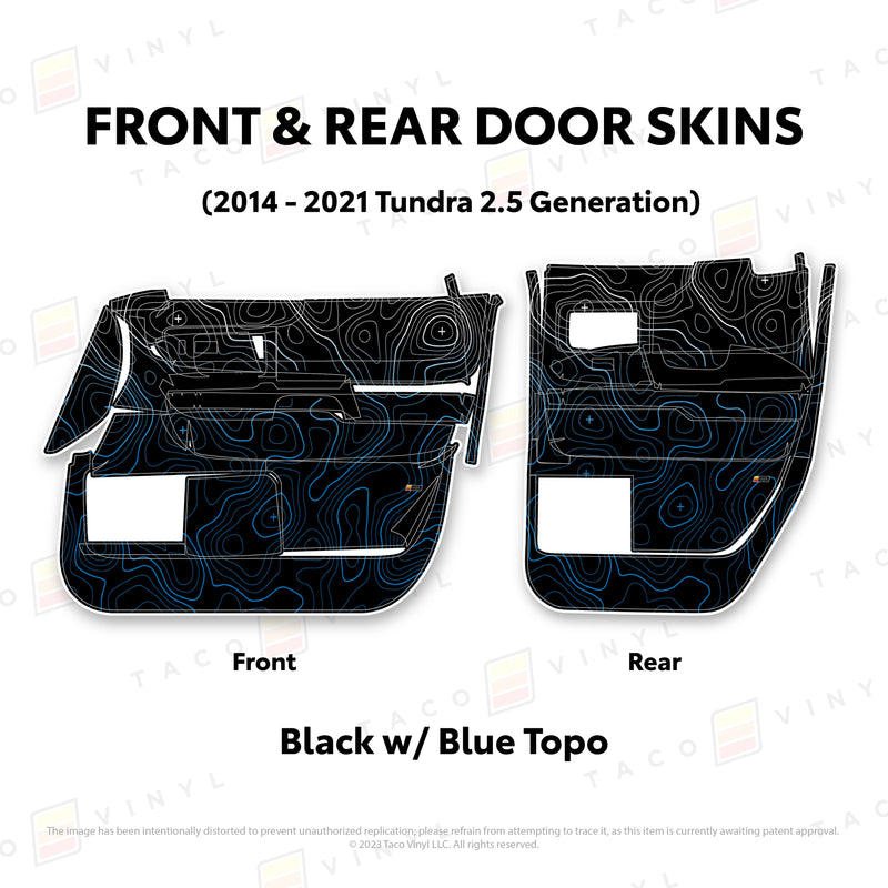 Taco Vinyl Door Skins for Tundra (2014-2021) - Aspire Auto Accessories