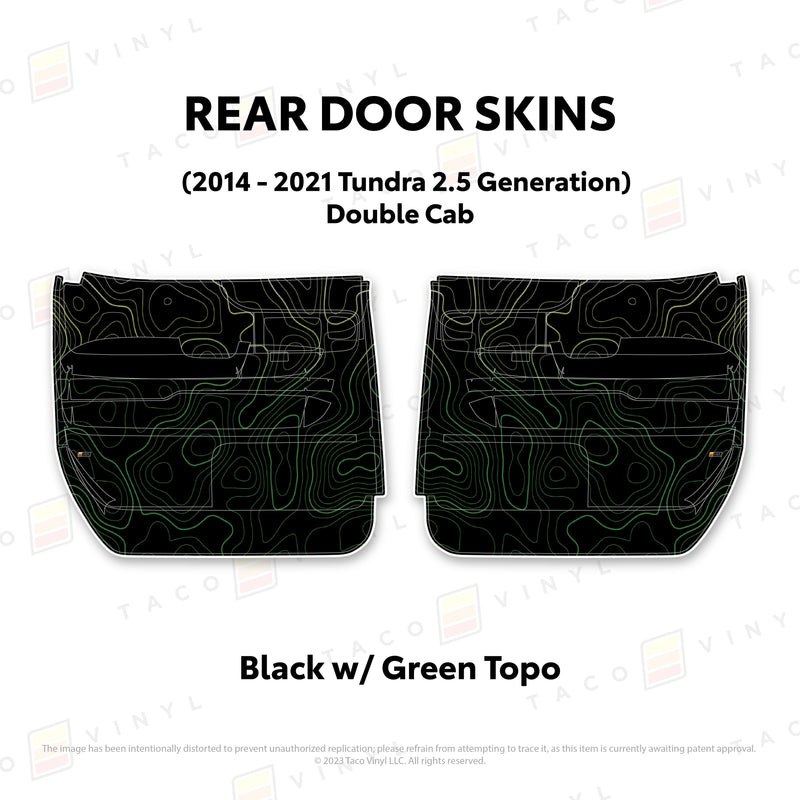 Taco Vinyl Door Skins for Tundra (2014-2021) - Aspire Auto Accessories