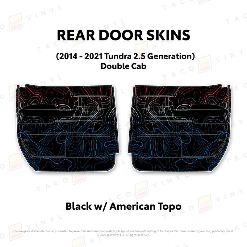 Taco Vinyl Door Skins for Tundra (2014-2021) - Aspire Auto Accessories