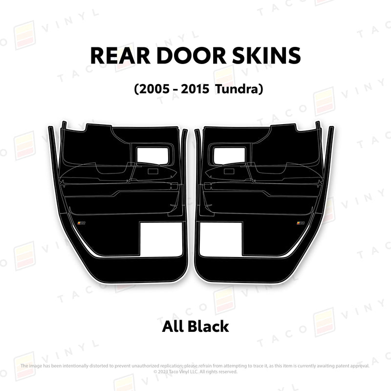 Taco Vinyl Door Skins for Tundra (2014-2021) - Aspire Auto Accessories