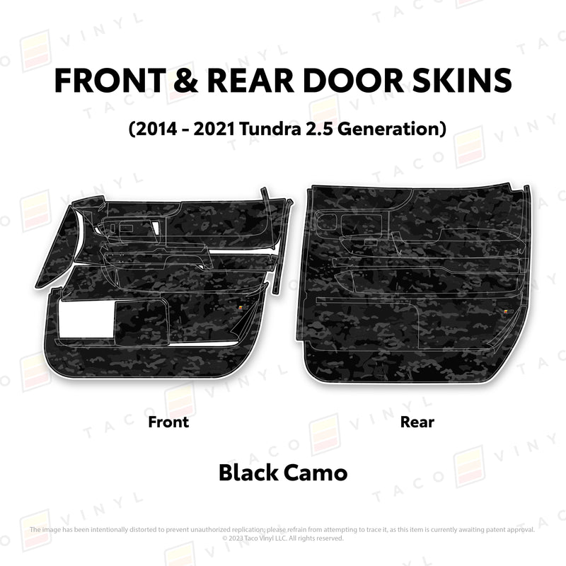 Taco Vinyl Door Skins for Tundra (2014-2021) - Aspire Auto Accessories