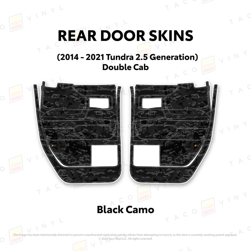 Taco Vinyl Door Skins for Tundra (2014-2021) - Aspire Auto Accessories
