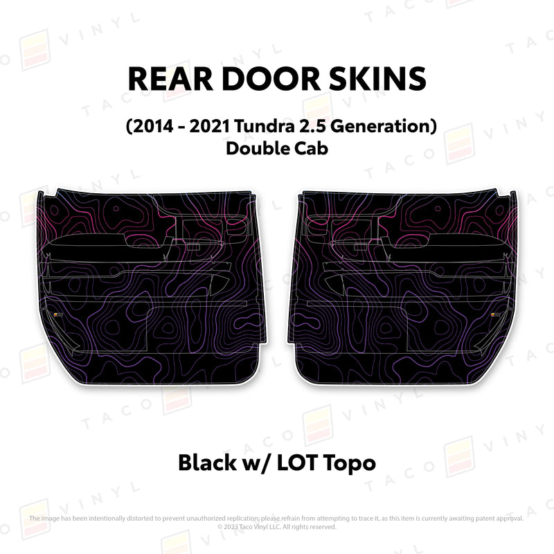 Taco Vinyl Door Skins for Tundra (2014-2021) - Aspire Auto Accessories