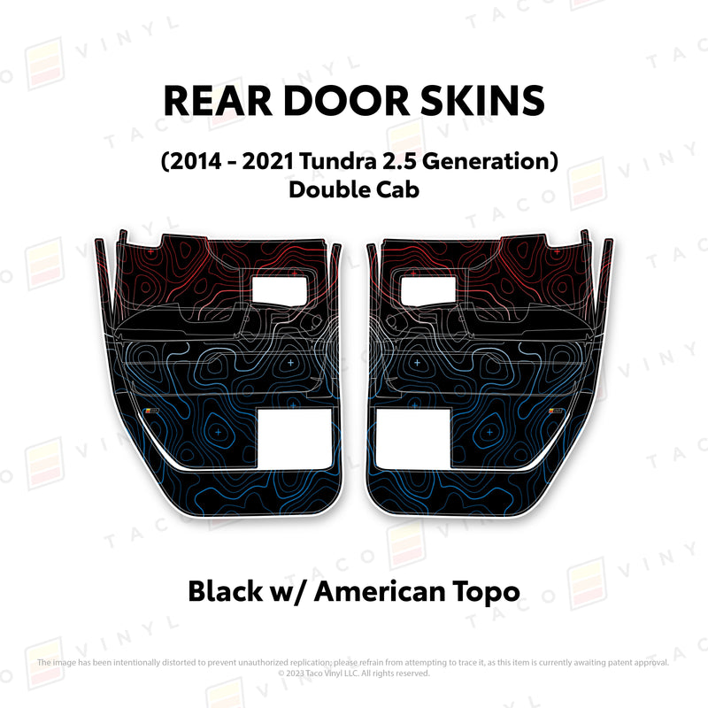 Taco Vinyl Door Skins for Tundra (2014-2021) - Aspire Auto Accessories