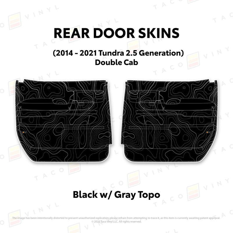 Taco Vinyl Door Skins for Tundra (2014-2021) - Aspire Auto Accessories