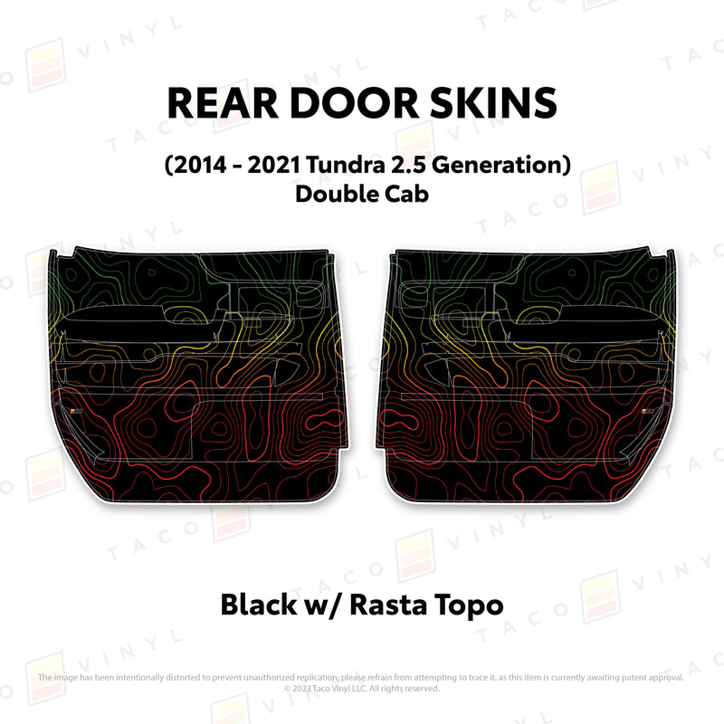 Taco Vinyl Door Skins for Tundra (2014-2021) - Aspire Auto Accessories