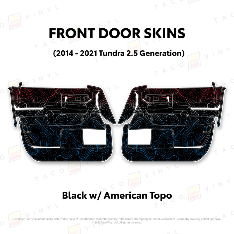 Taco Vinyl Door Skins for Tundra (2014-2021) - Aspire Auto Accessories