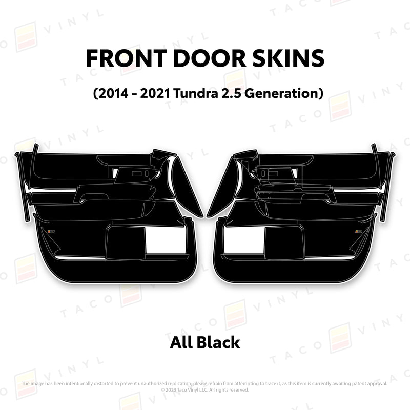 Taco Vinyl Door Skins for Tundra (2014-2021) - Aspire Auto Accessories
