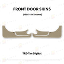 Taco Vinyl Lower Section Door Skins for Tacoma (1995-2004) - Aspire Auto Accessories