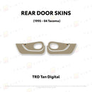 Taco Vinyl Lower Section Door Skins for Tacoma (1995-2004) - Aspire Auto Accessories