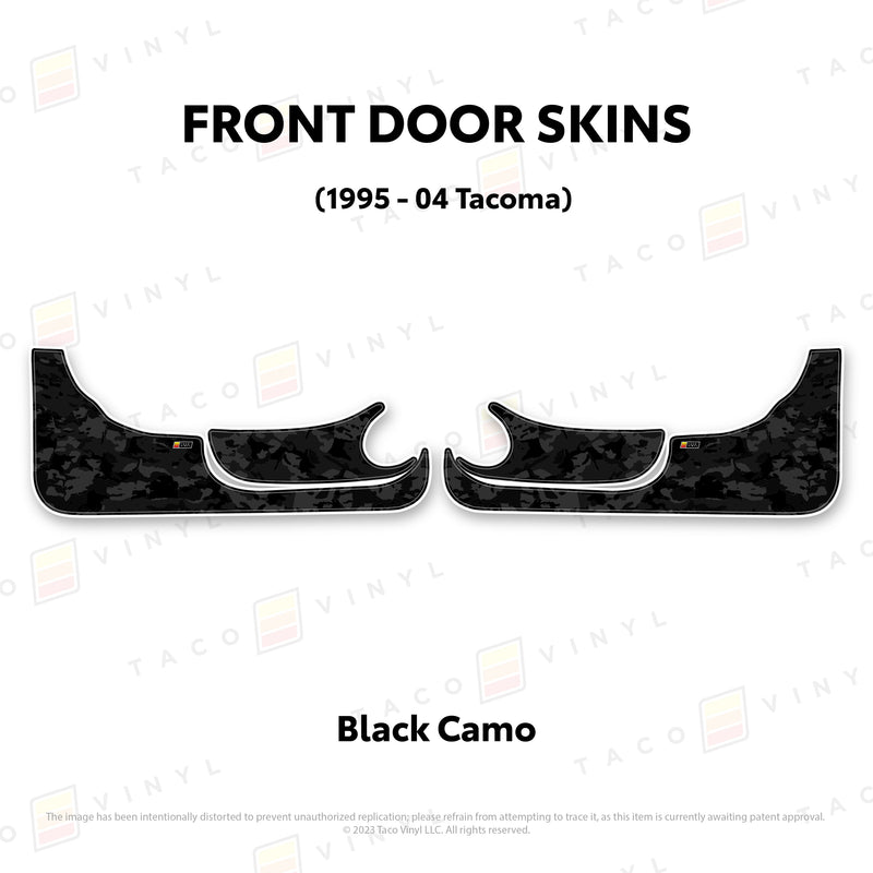 Taco Vinyl Lower Section Door Skins for Tacoma (1995-2004) - Aspire Auto Accessories