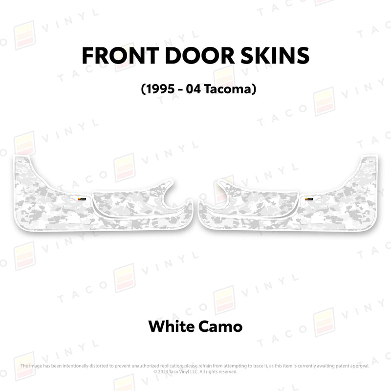 Taco Vinyl Lower Section Door Skins for Tacoma (1995-2004) - Aspire Auto Accessories