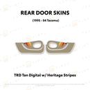 Taco Vinyl Lower Section Door Skins for Tacoma (1995-2004) - Aspire Auto Accessories