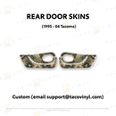 Taco Vinyl Lower Section Door Skins for Tacoma (1995-2004) - Aspire Auto Accessories
