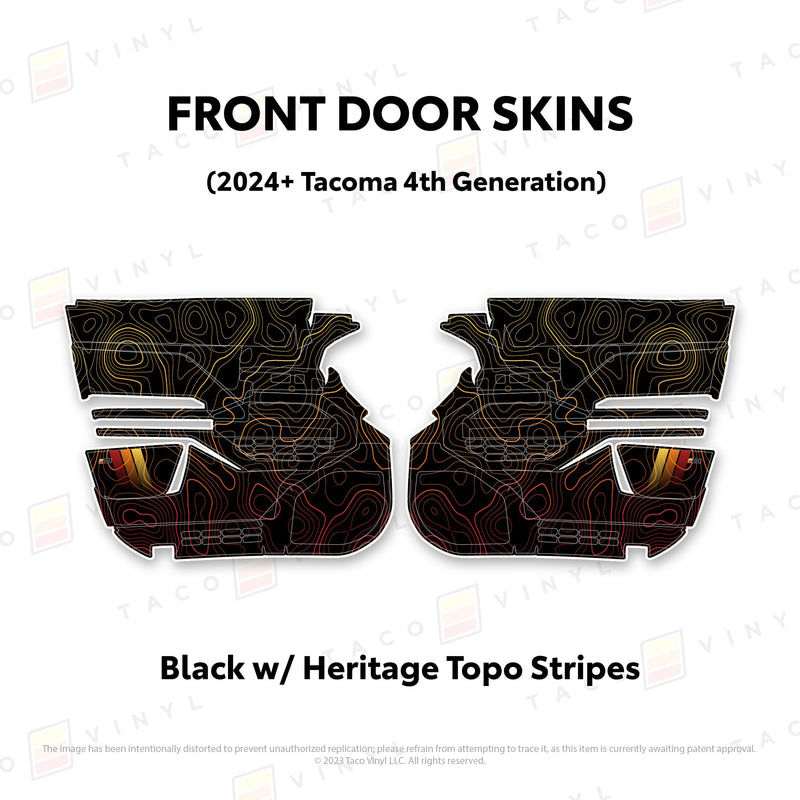 Taco Vinyl Door Skins for Tacoma (2024-2025) - Aspire Auto Accessories