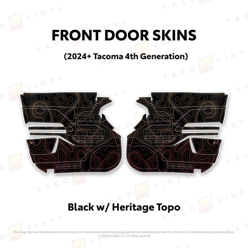 Taco Vinyl Door Skins for Tacoma (2024-2025) - Aspire Auto Accessories