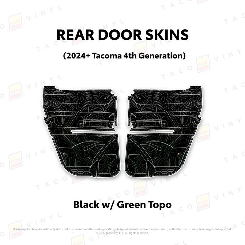 Taco Vinyl Door Skins for Tacoma (2024-2025) - Aspire Auto Accessories