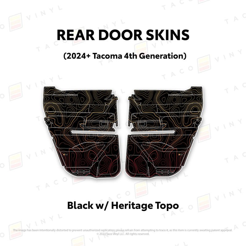Taco Vinyl Door Skins for Tacoma (2024-2025) - Aspire Auto Accessories