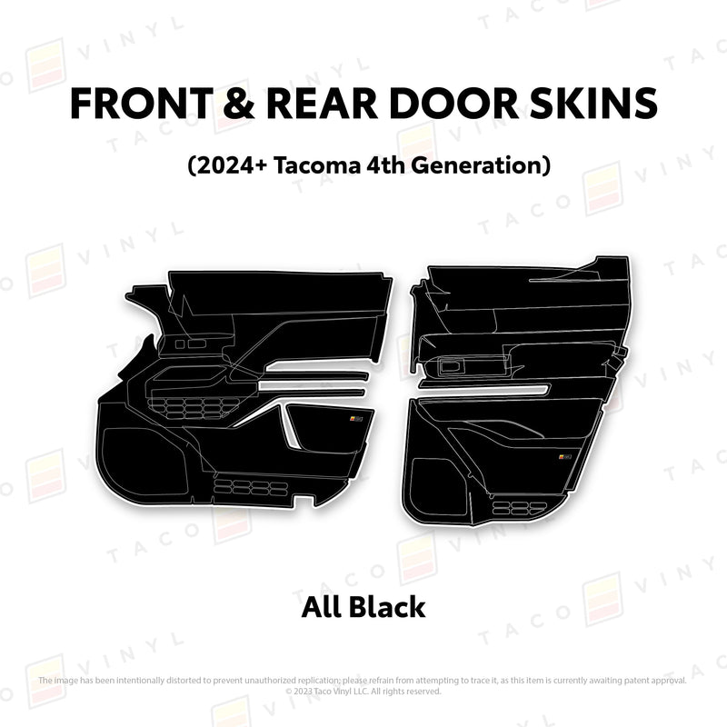 Taco Vinyl Door Skins for Tacoma (2024-2025) - Aspire Auto Accessories