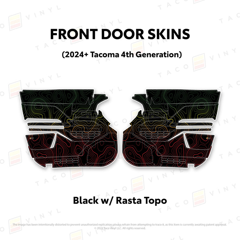 Taco Vinyl Door Skins for Tacoma (2024-2025) - Aspire Auto Accessories