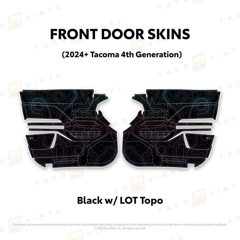 Taco Vinyl Door Skins for Tacoma (2024-2025) - Aspire Auto Accessories