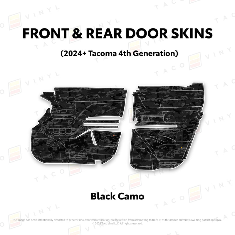 Taco Vinyl Door Skins for Tacoma (2024-2025) - Aspire Auto Accessories