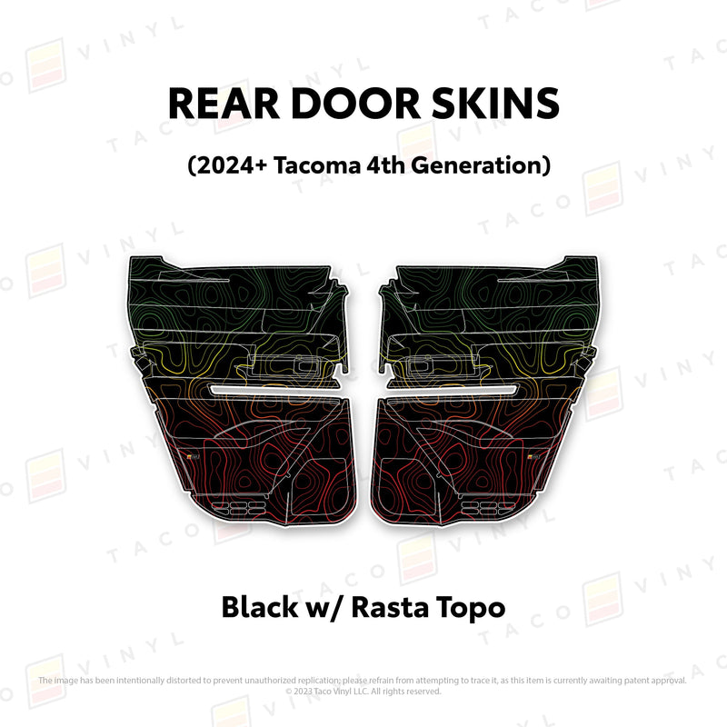 Taco Vinyl Door Skins for Tacoma (2024-2025) - Aspire Auto Accessories