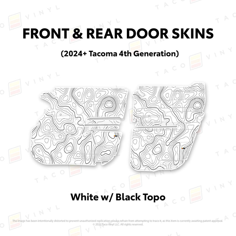 Taco Vinyl Door Skins for Tacoma (2024-2025) - Aspire Auto Accessories