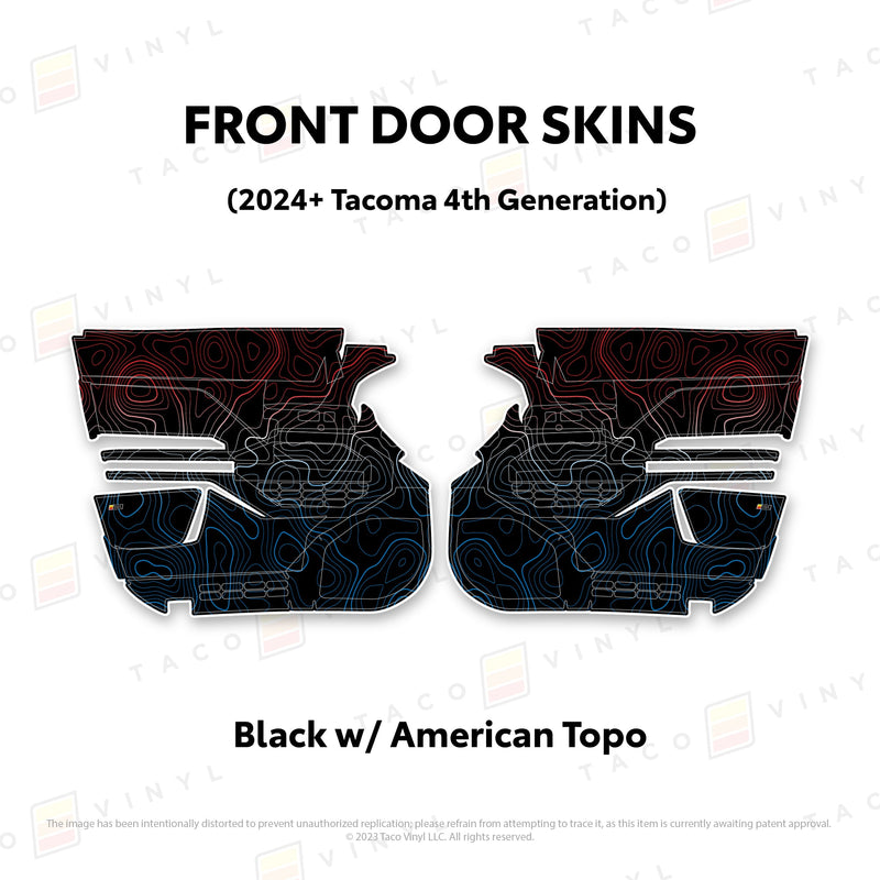 Taco Vinyl Door Skins for Tacoma (2024-2025) - Aspire Auto Accessories