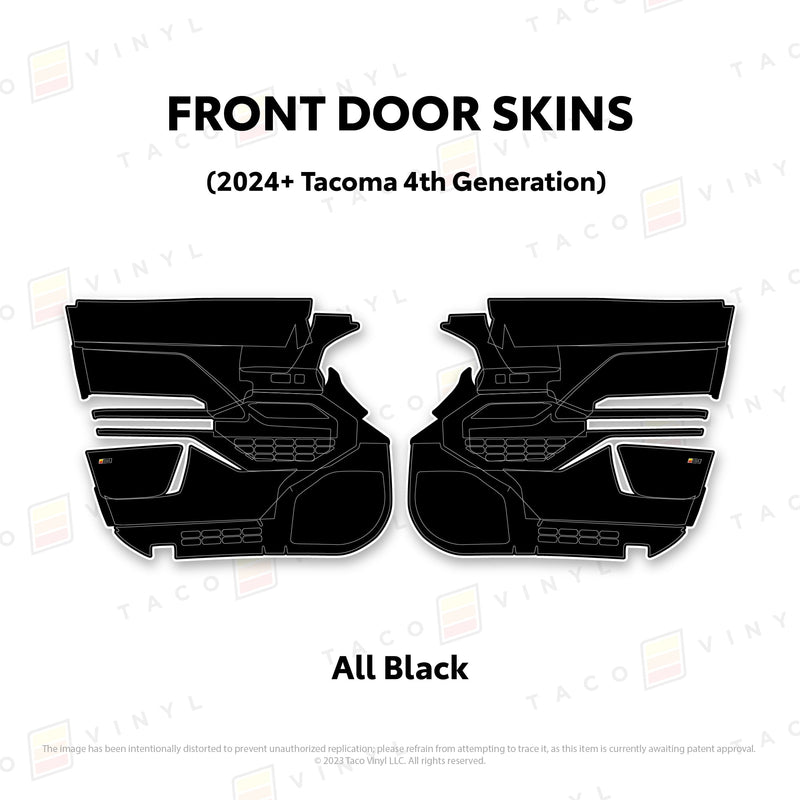 Taco Vinyl Door Skins for Tacoma (2024-2025) - Aspire Auto Accessories