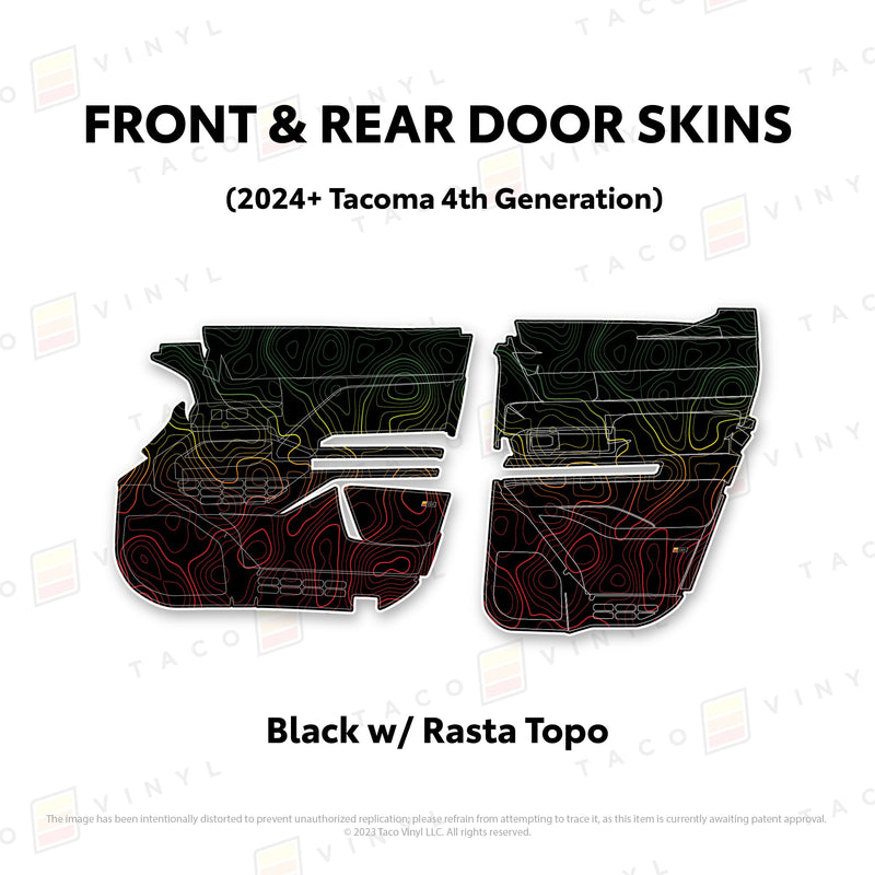 Taco Vinyl Door Skins for Tacoma (2024-2025) - Aspire Auto Accessories