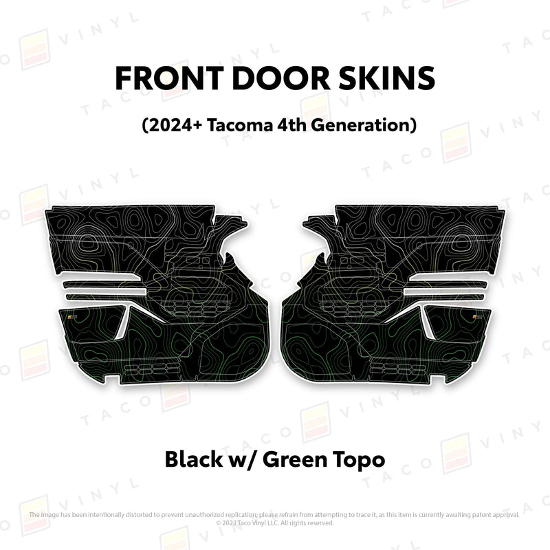 Taco Vinyl Door Skins for Tacoma (2024-2025) - Aspire Auto Accessories