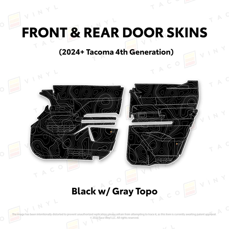 Taco Vinyl Door Skins for Tacoma (2024-2025) - Aspire Auto Accessories