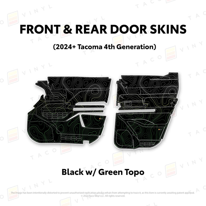 Taco Vinyl Door Skins for Tacoma (2024-2025) - Aspire Auto Accessories