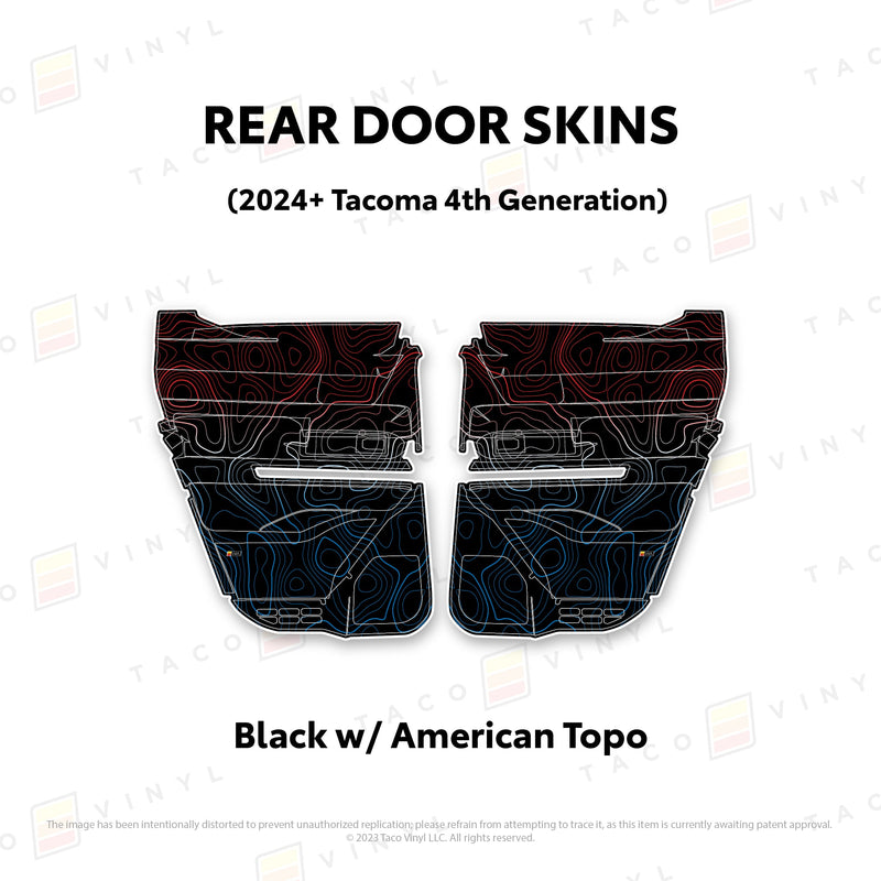 Taco Vinyl Door Skins for Tacoma (2024-2025) - Aspire Auto Accessories