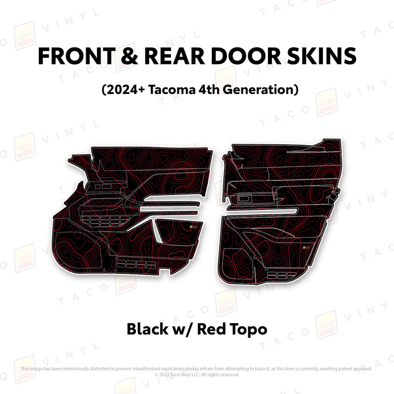 Taco Vinyl Door Skins for Tacoma (2024-2025) - Aspire Auto Accessories