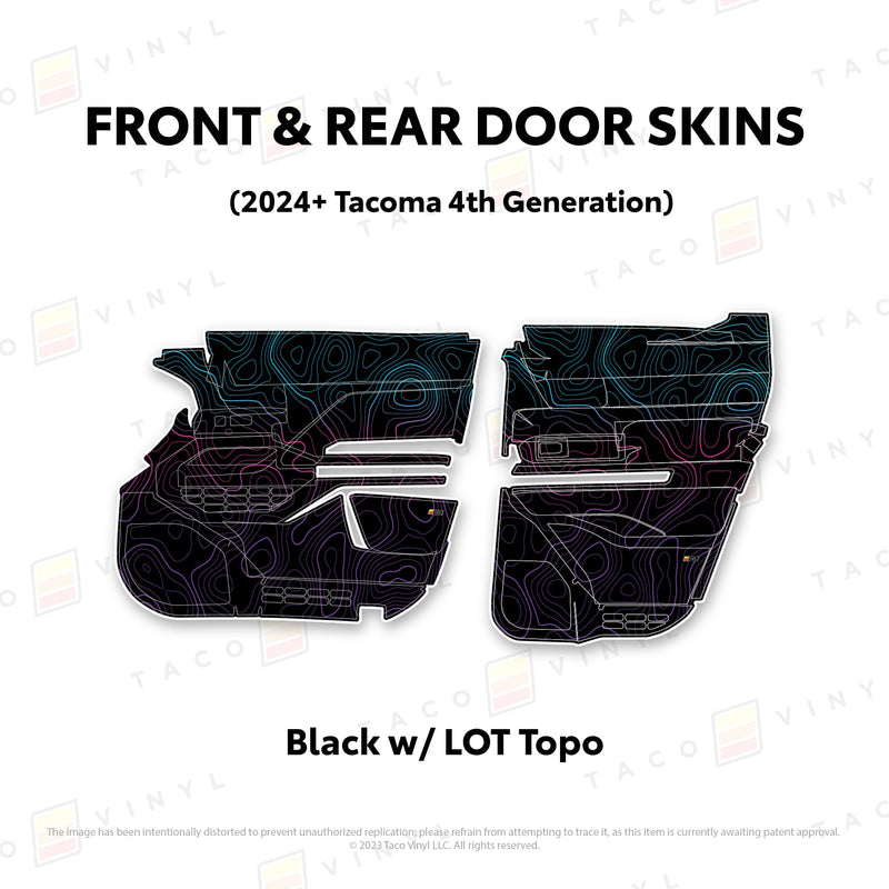 Taco Vinyl Door Skins for Tacoma (2024-2025) - Aspire Auto Accessories