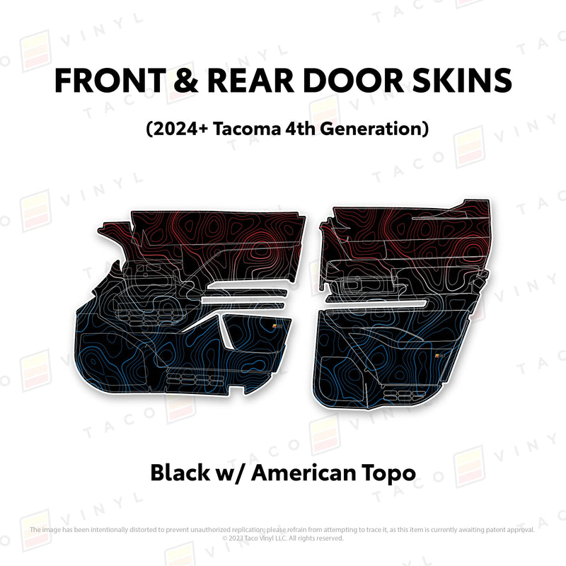 Taco Vinyl Door Skins for Tacoma (2024-2025) - Aspire Auto Accessories