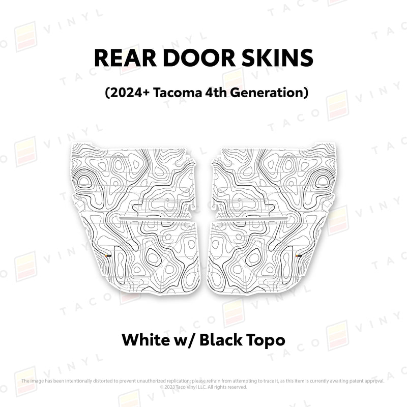 Taco Vinyl Door Skins for Tacoma (2024-2025) - Aspire Auto Accessories
