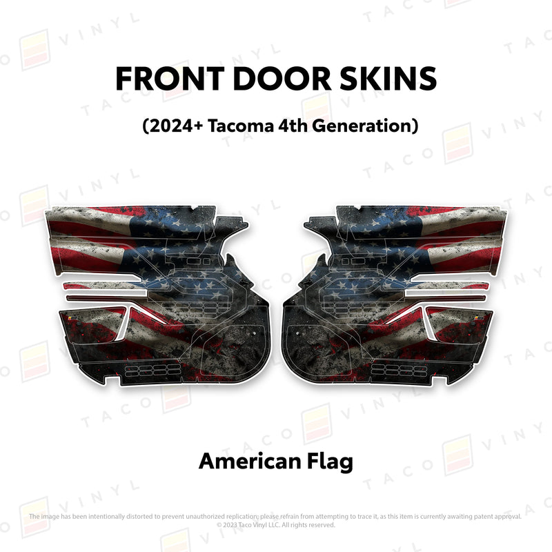 Taco Vinyl Door Skins for Tacoma (2024-2025) - Aspire Auto Accessories