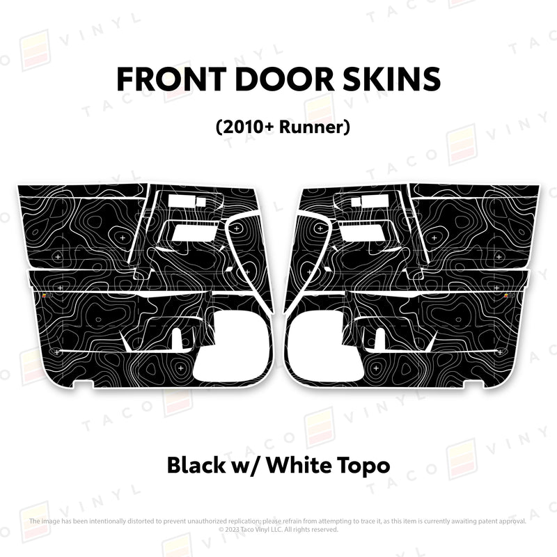 Taco Vinyl Door Skins for 4Runner (2010-2024) - Aspire Auto Accessories